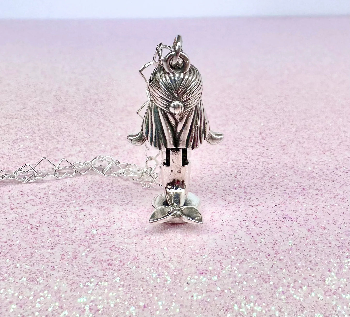 Sterling Silver Polly Pocket Mermaid Necklace