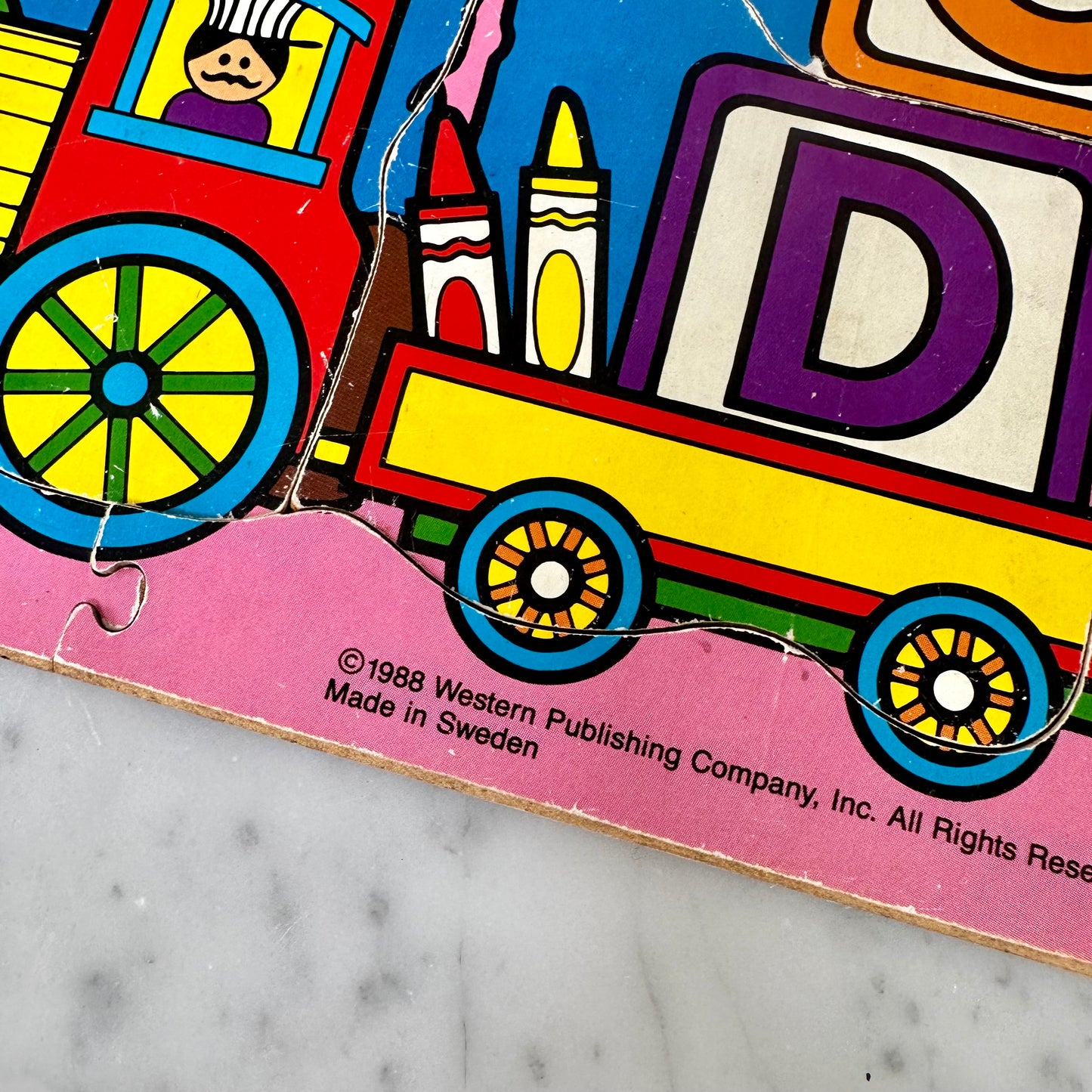 1988 Little Bear’s Toys Wooden Puzzle