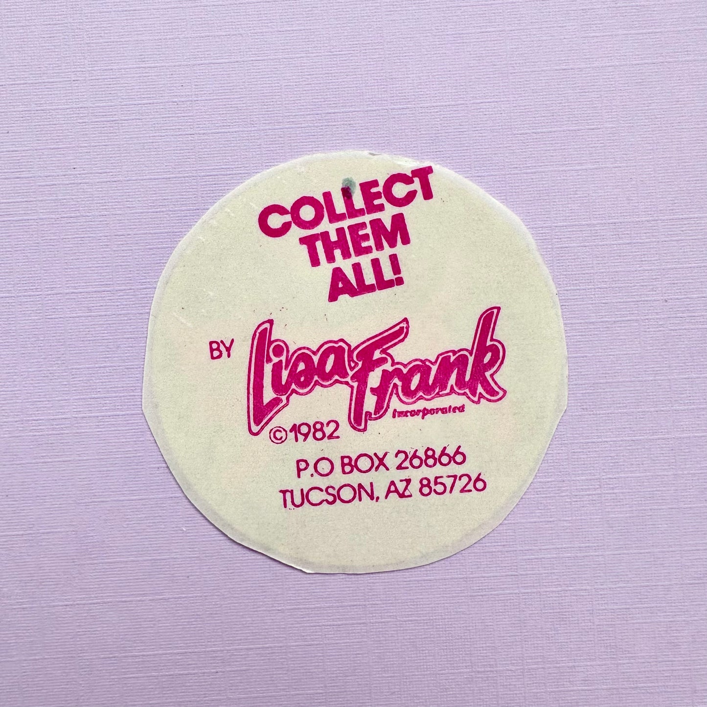 1982 Lisa Frank Dancing Bear Sticker