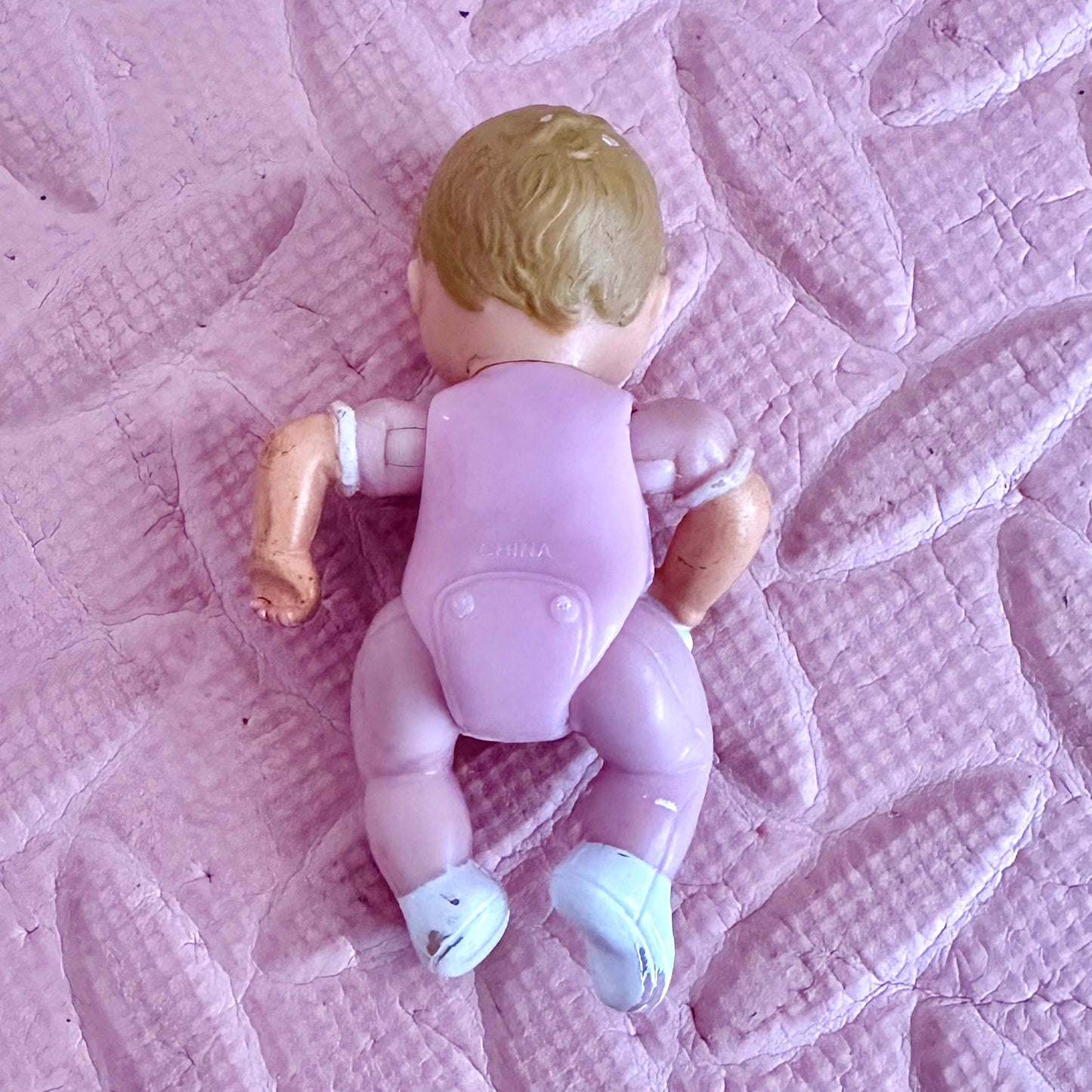 Vintage Loving Family Dollhouse Baby