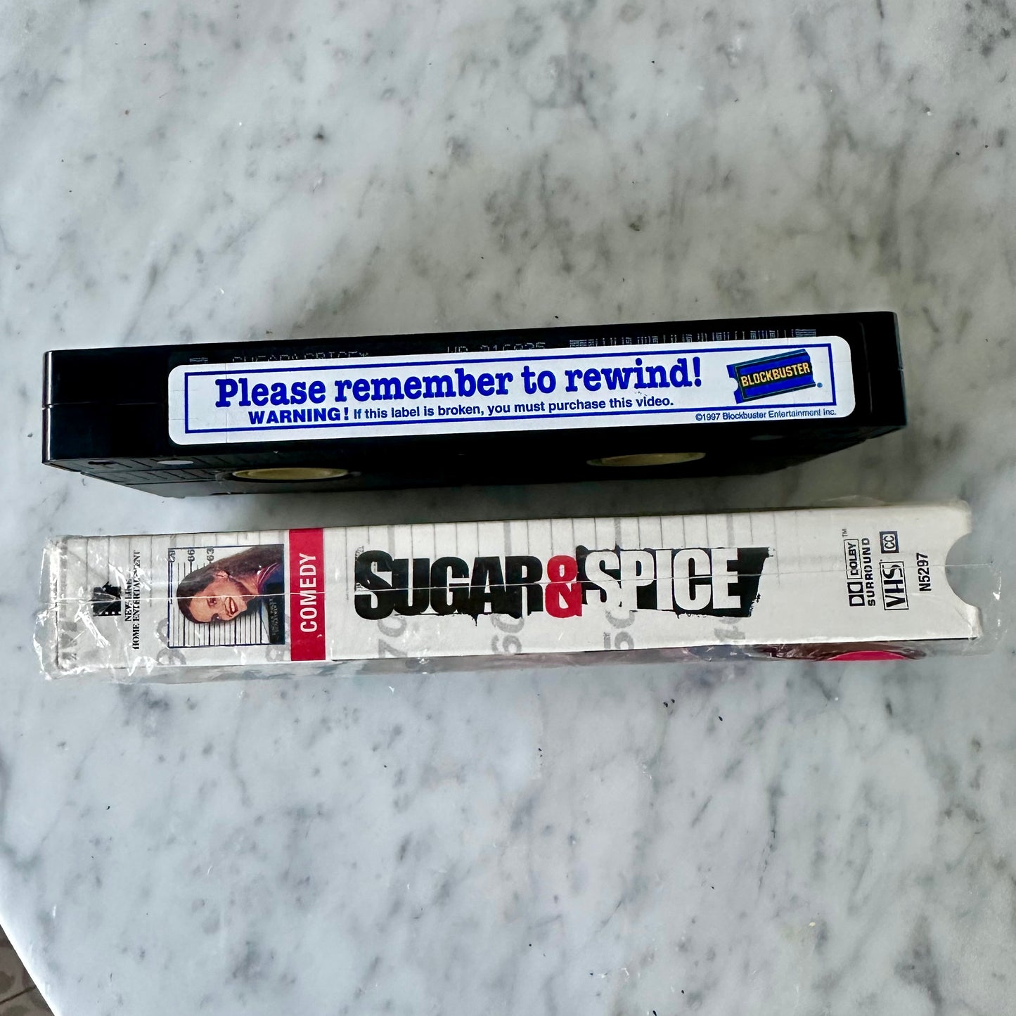 Sugar & Spice Blockbuster VHS