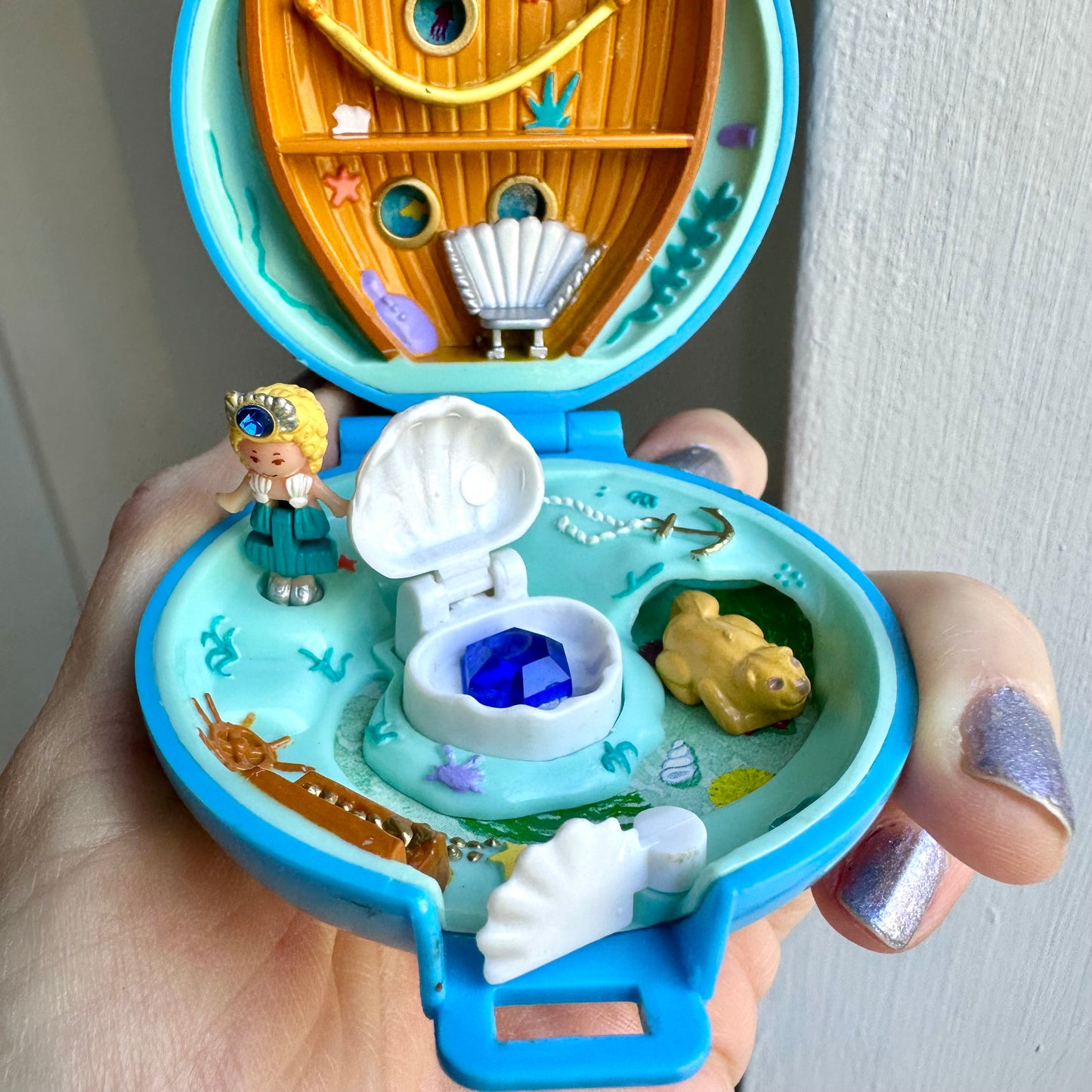 1992 Polly Pocket Jeweled Sea Playset