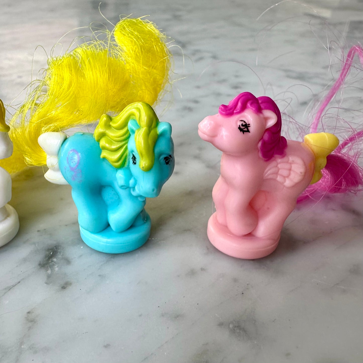 80’s G1 My Little Pony-Petite Ponies “Ponytail Ponies” set of 4