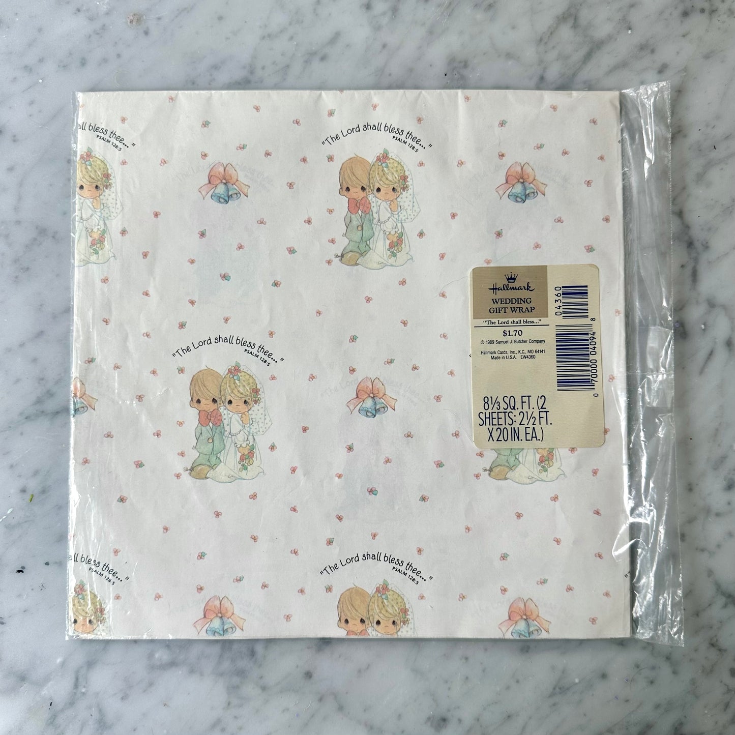 1989 Precious Moments “Wedding Gift Wrap”