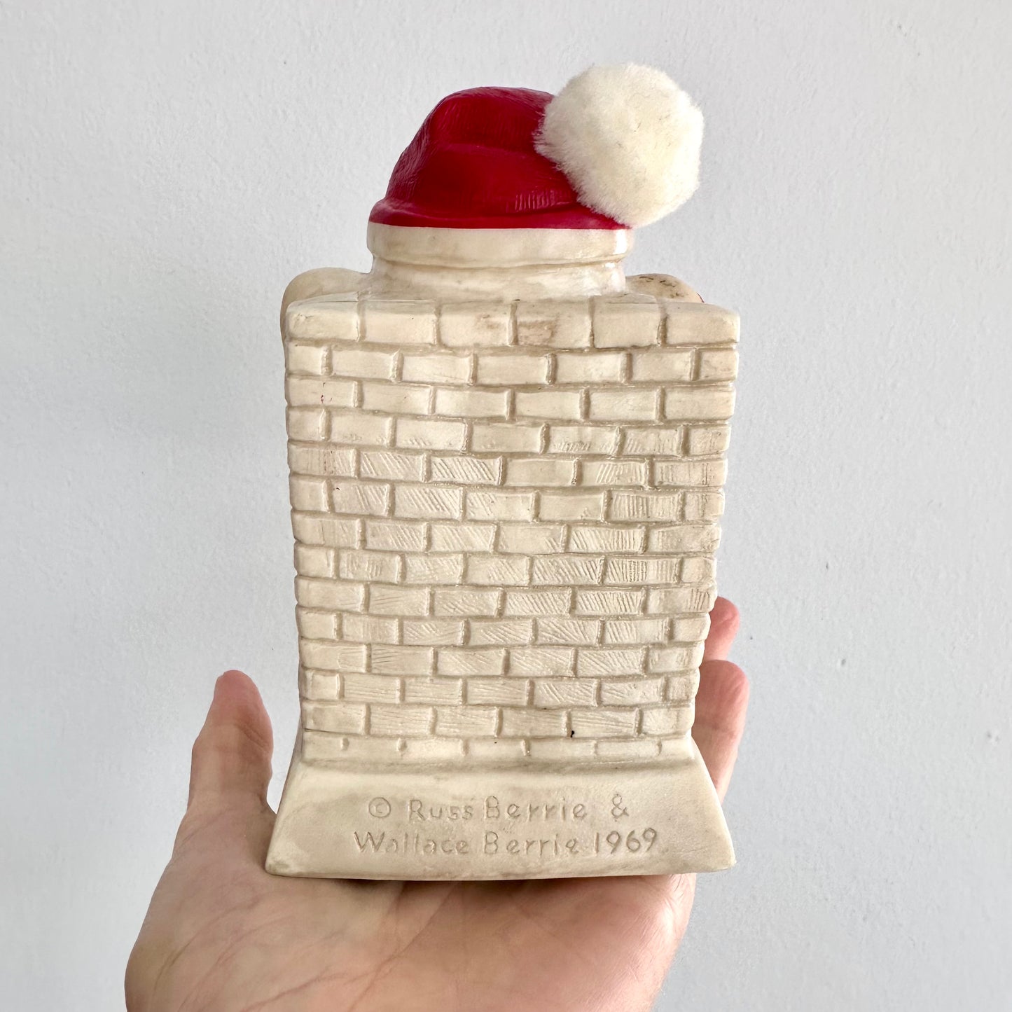 Vintage Russ Berrie Wallace Merry Christmas Mouse Figurine