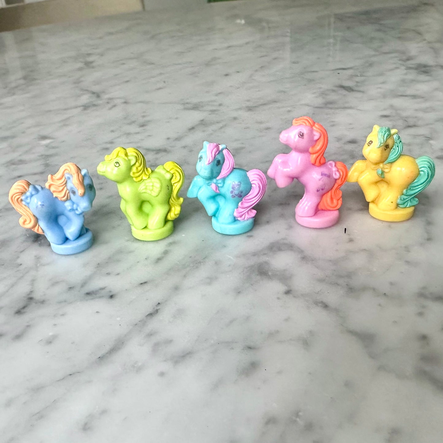 80’s G1 My Little Pony-Petite Ponies “Pretty Pony Parade” set of 5