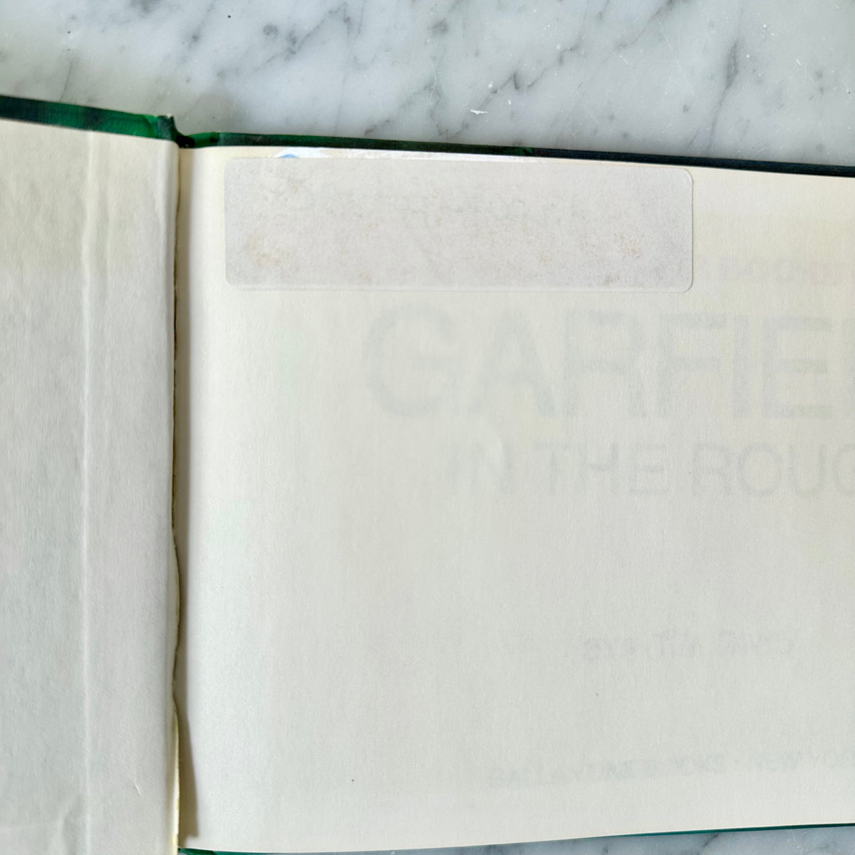 1984 Garfield in the Rough Hardcover Book