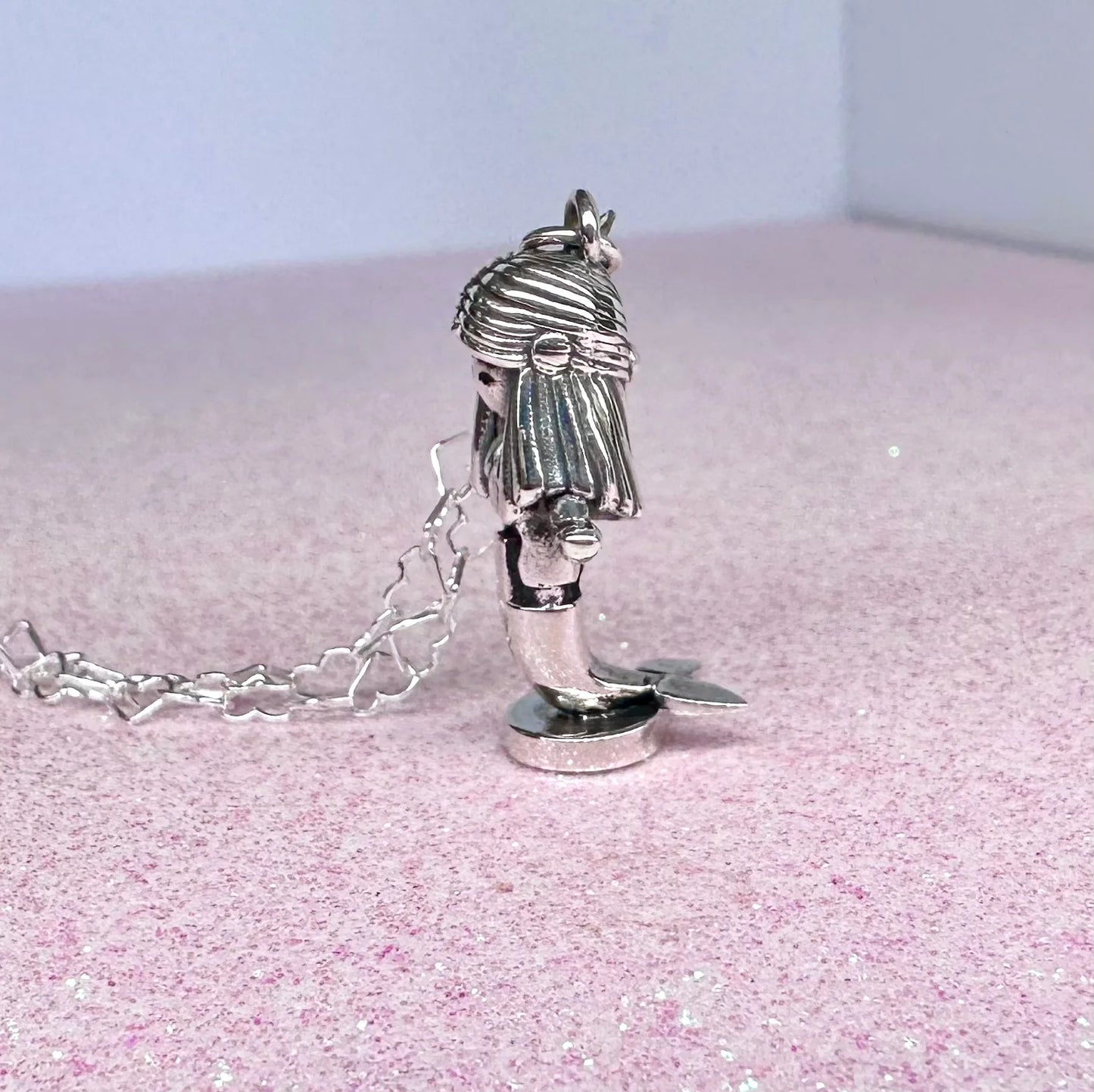 Sterling Silver Polly Pocket Mermaid Necklace