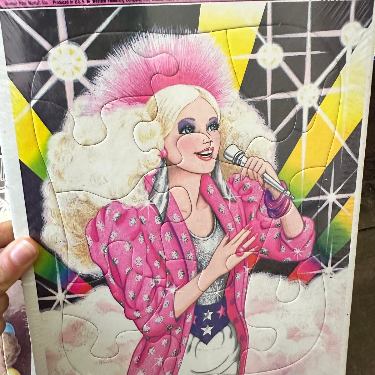 1987 Barbie and the Rockers Puzzle Set