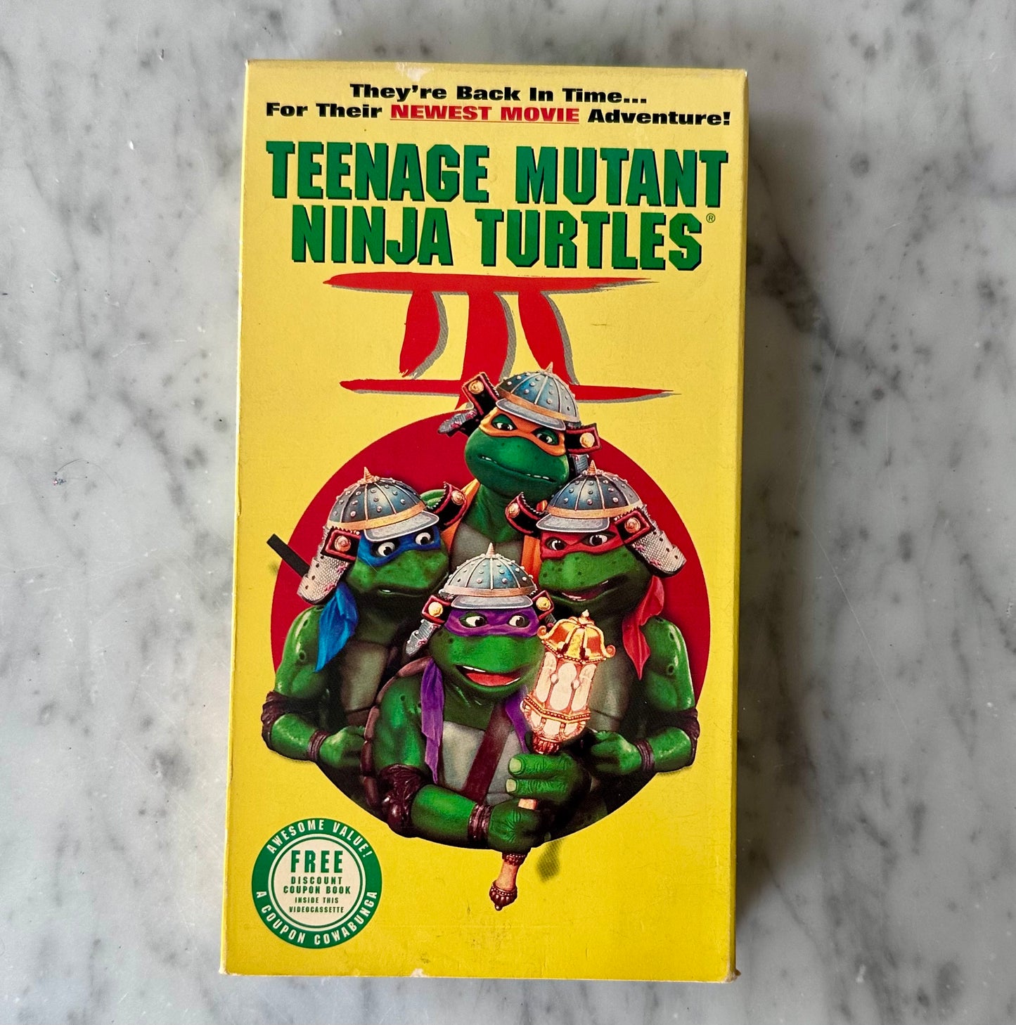 1993 Teenage Mutant Ninja Turtles 3 VHS