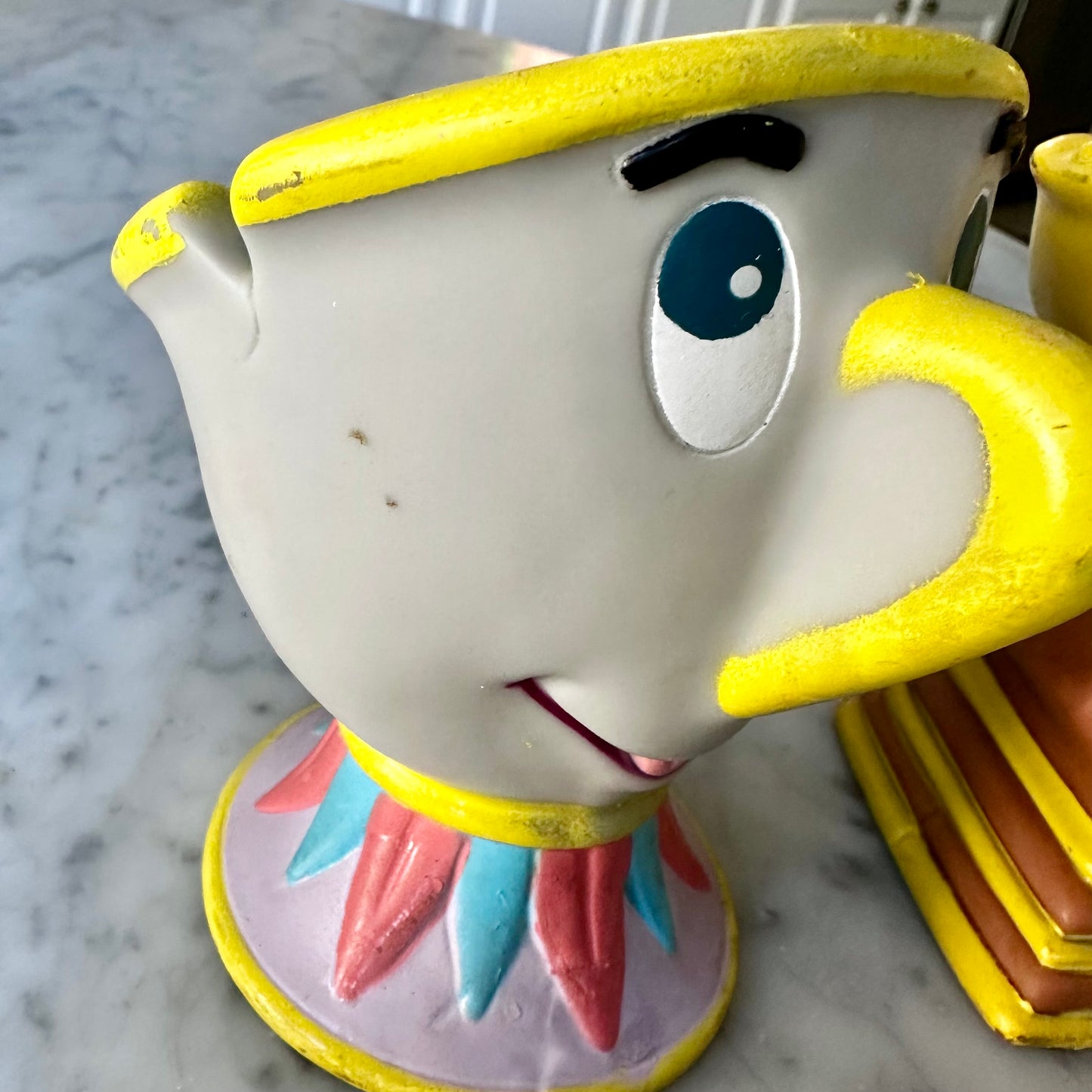 1992 Pizza Hut Cogsworth and Chip Puppets