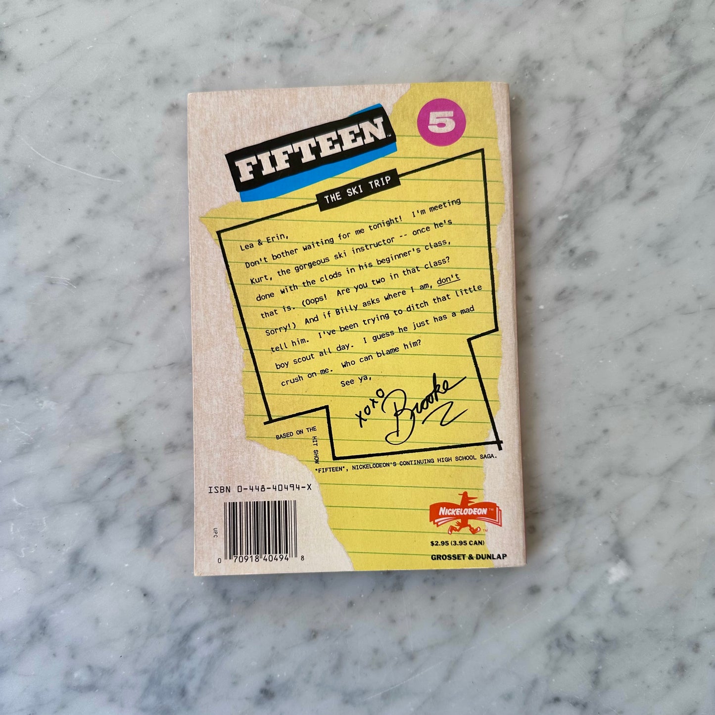 1991 Nickelodeon Fifteen Book #5