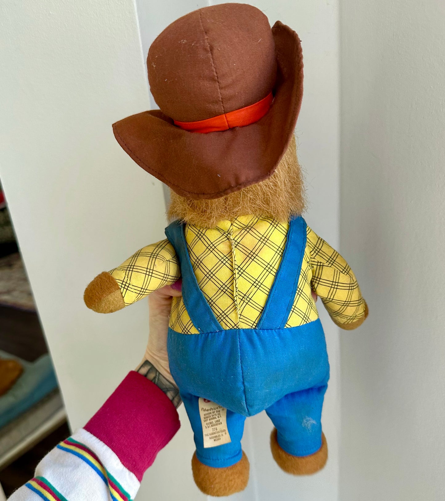 1982 Fisher Price Berenstein Bears Papa Bear Plush