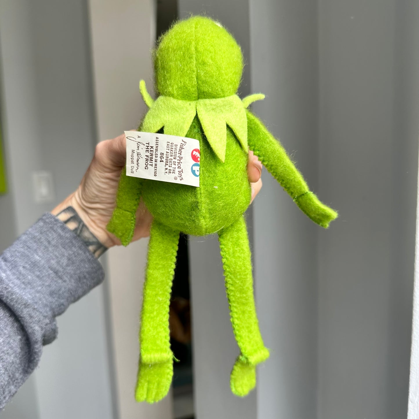 1979 Fisher Price Kermit Beanie Plush