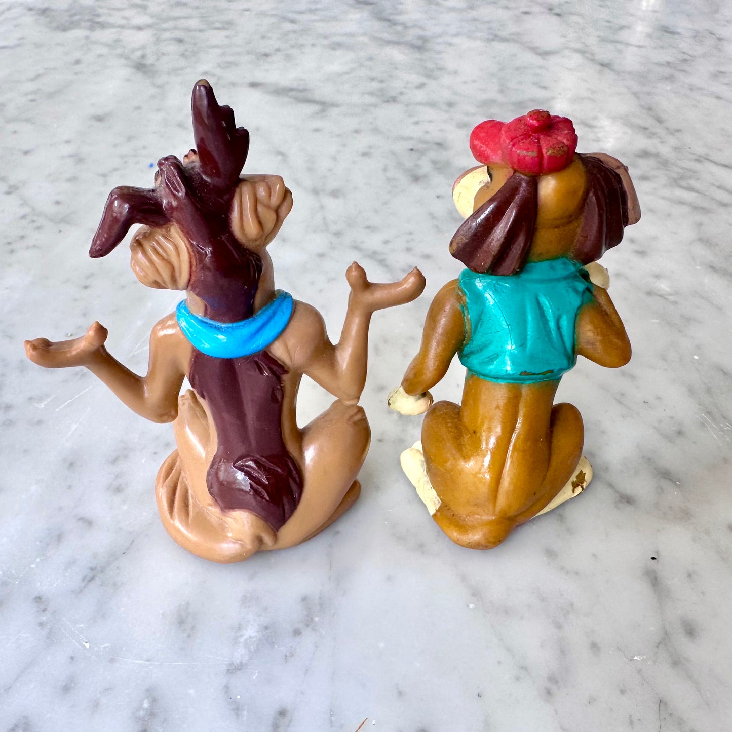 1989 All Dogs Go to Heaven “Charlie” & “Itchy” Figures