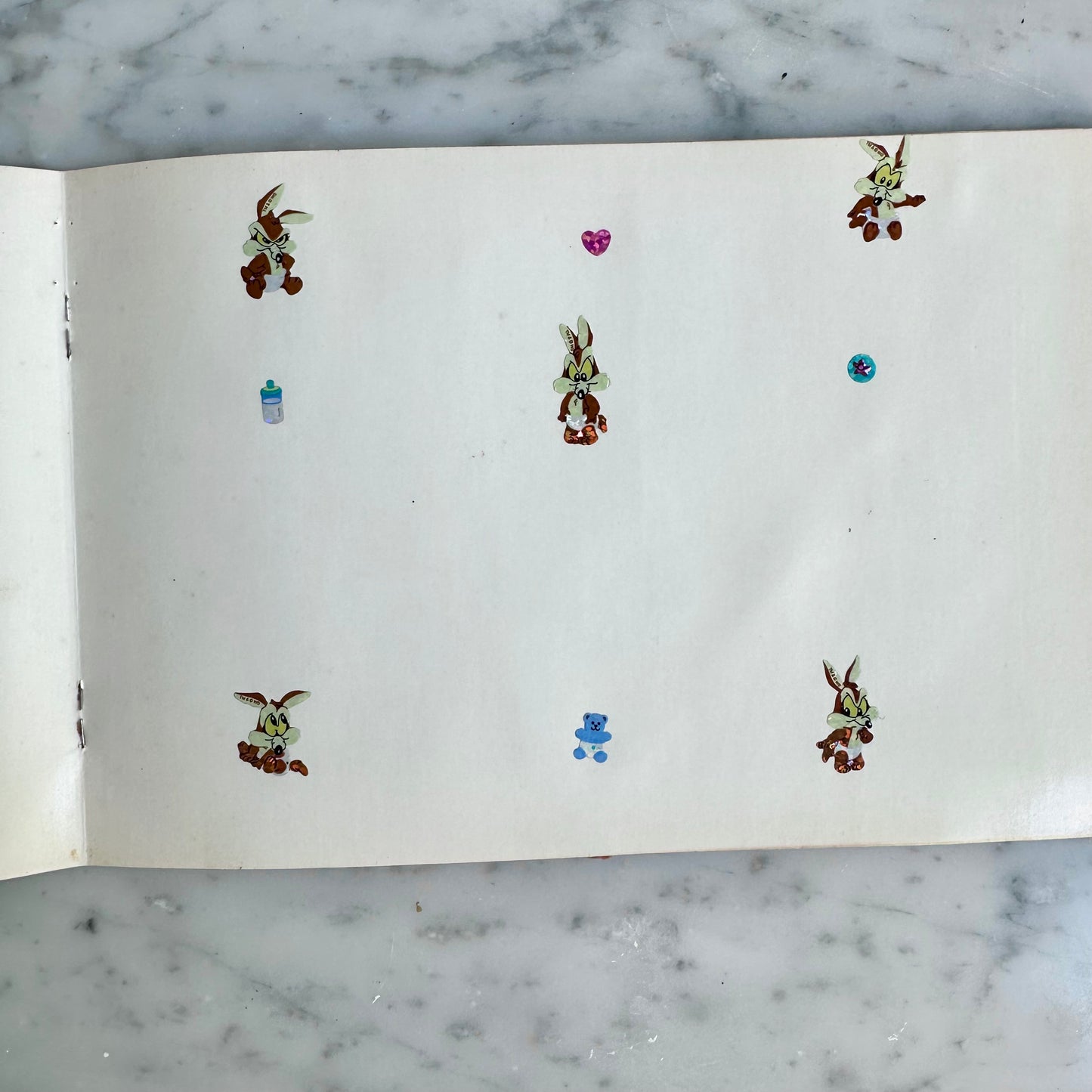 1996 Sandylion Baby Looney Tunes Sticker Album with Stickers