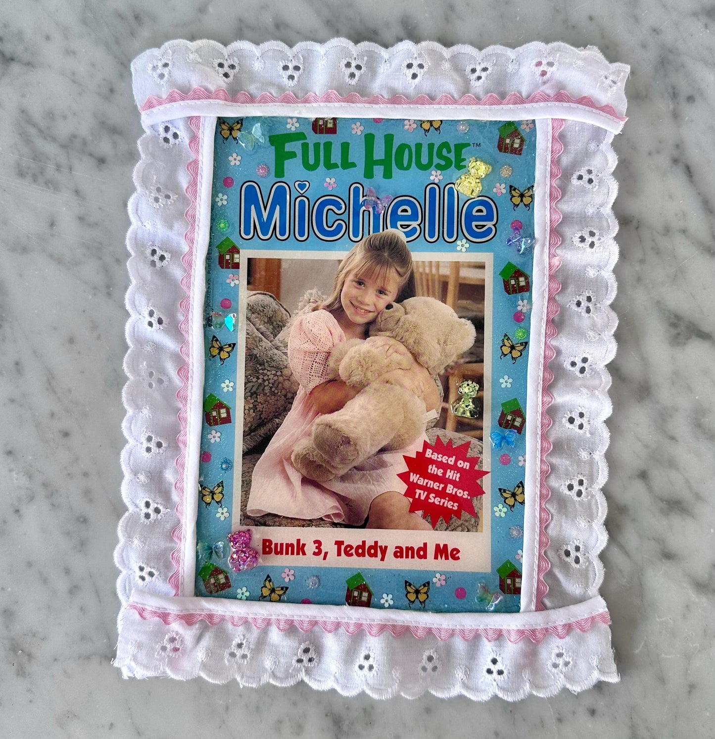 Vintage 90’s Full House Michelle Tanner Book Resin Wall Art