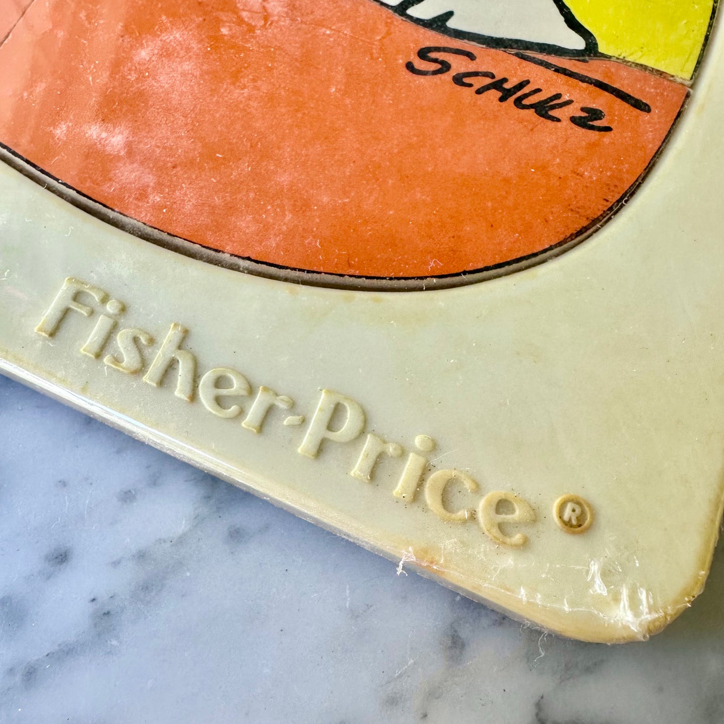 Vintage Fisher Price Snoopy and Lucy Puzzle