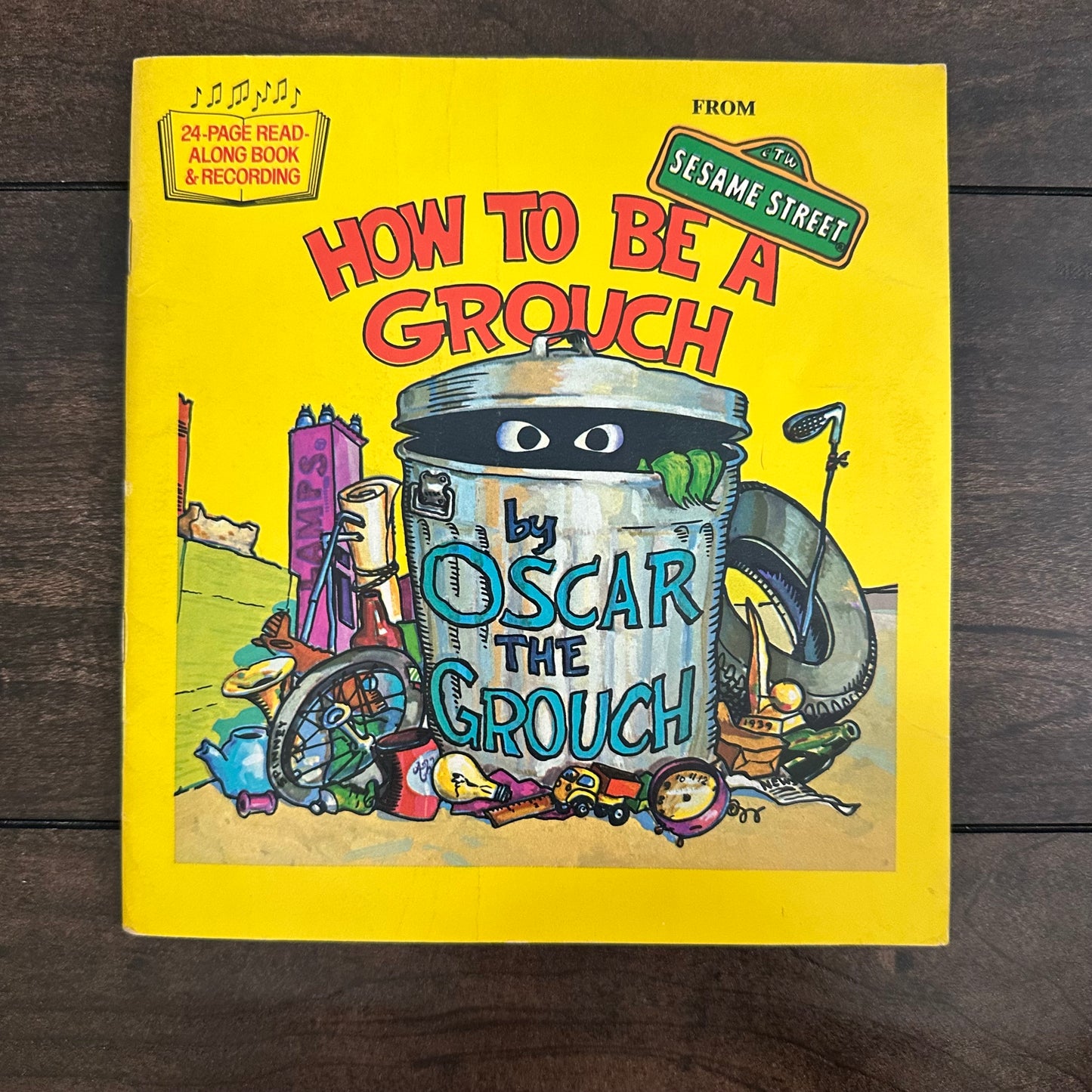 70’s Sesame Street “How To Be A Grouch” Book and Record