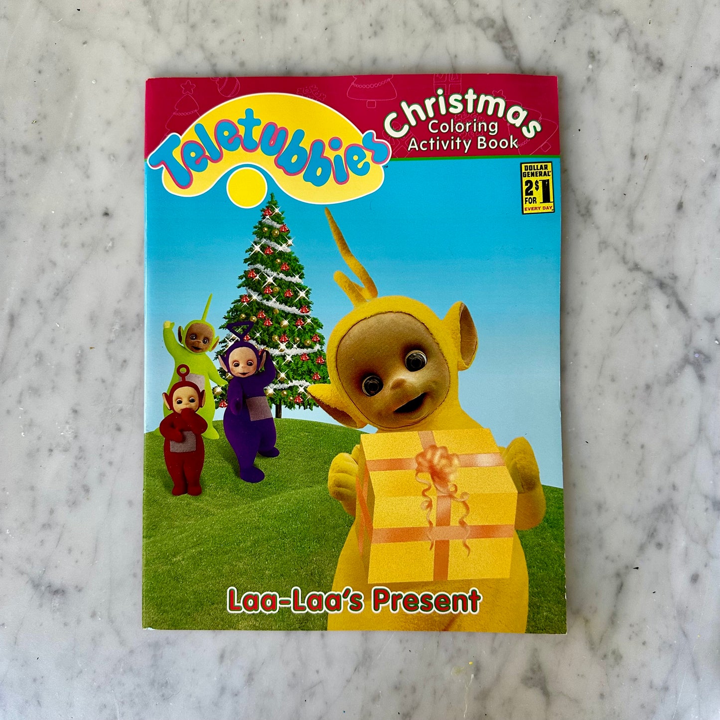 1999 Teletubbies “Laa-Laa’s Present” Coloring Book