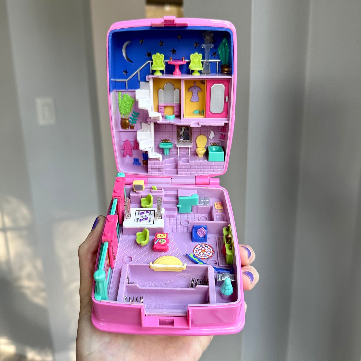 1994 Polly Pocket Starbright Dinner Party Playset PLEASE READ