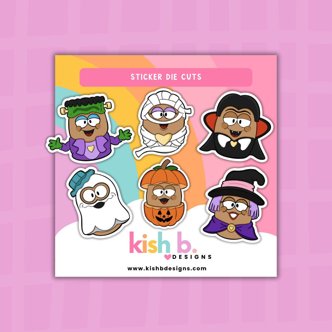Spooky McNuggies 6pc  | Die Cuts