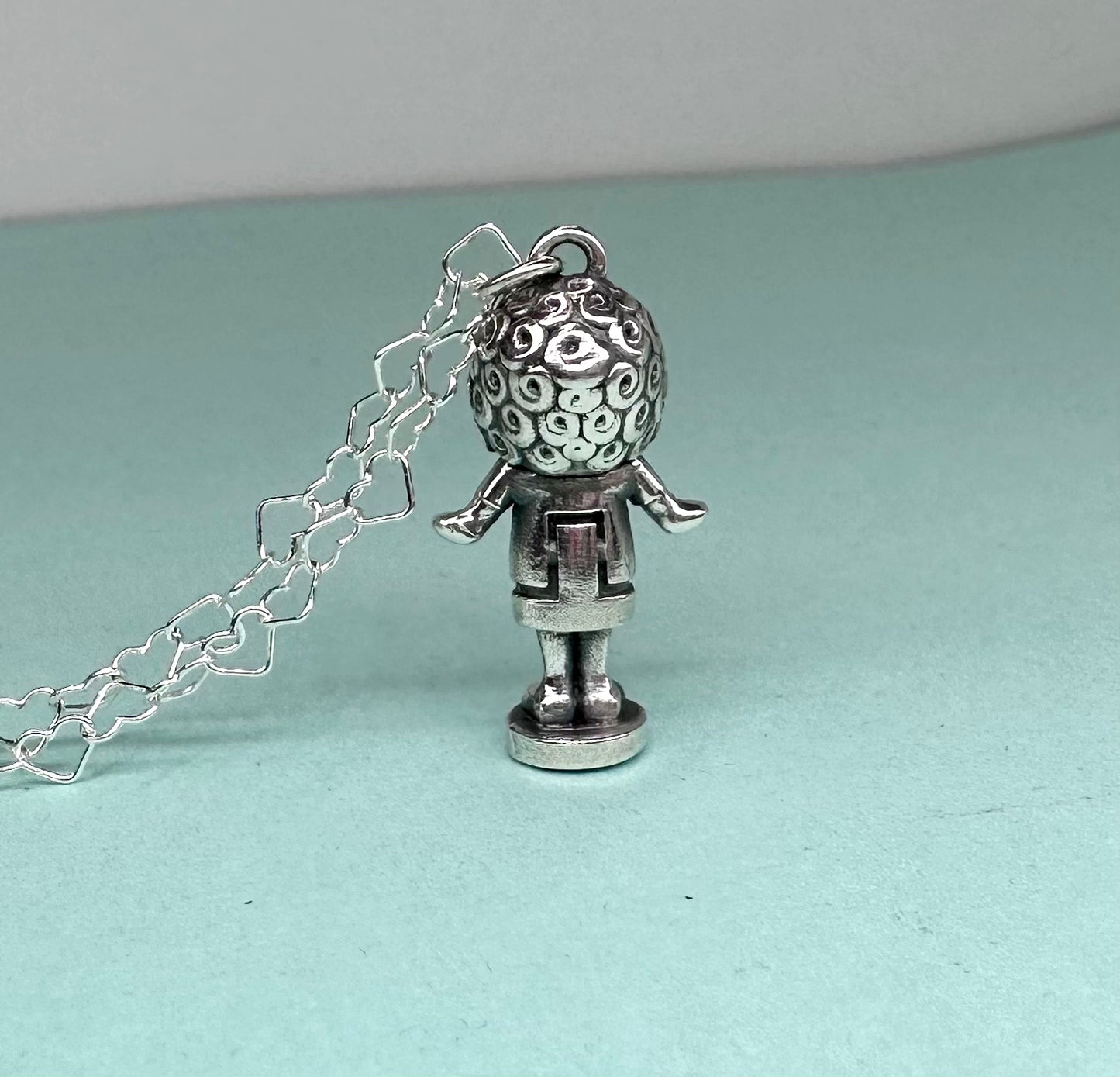 Sterling Silver Polly Pocket Necklace