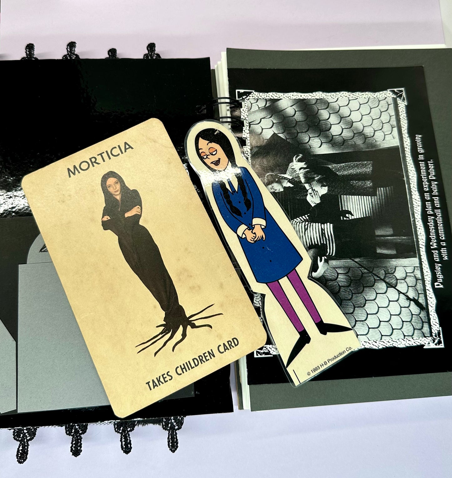 The Addams Family Sketchbook Junk Journal