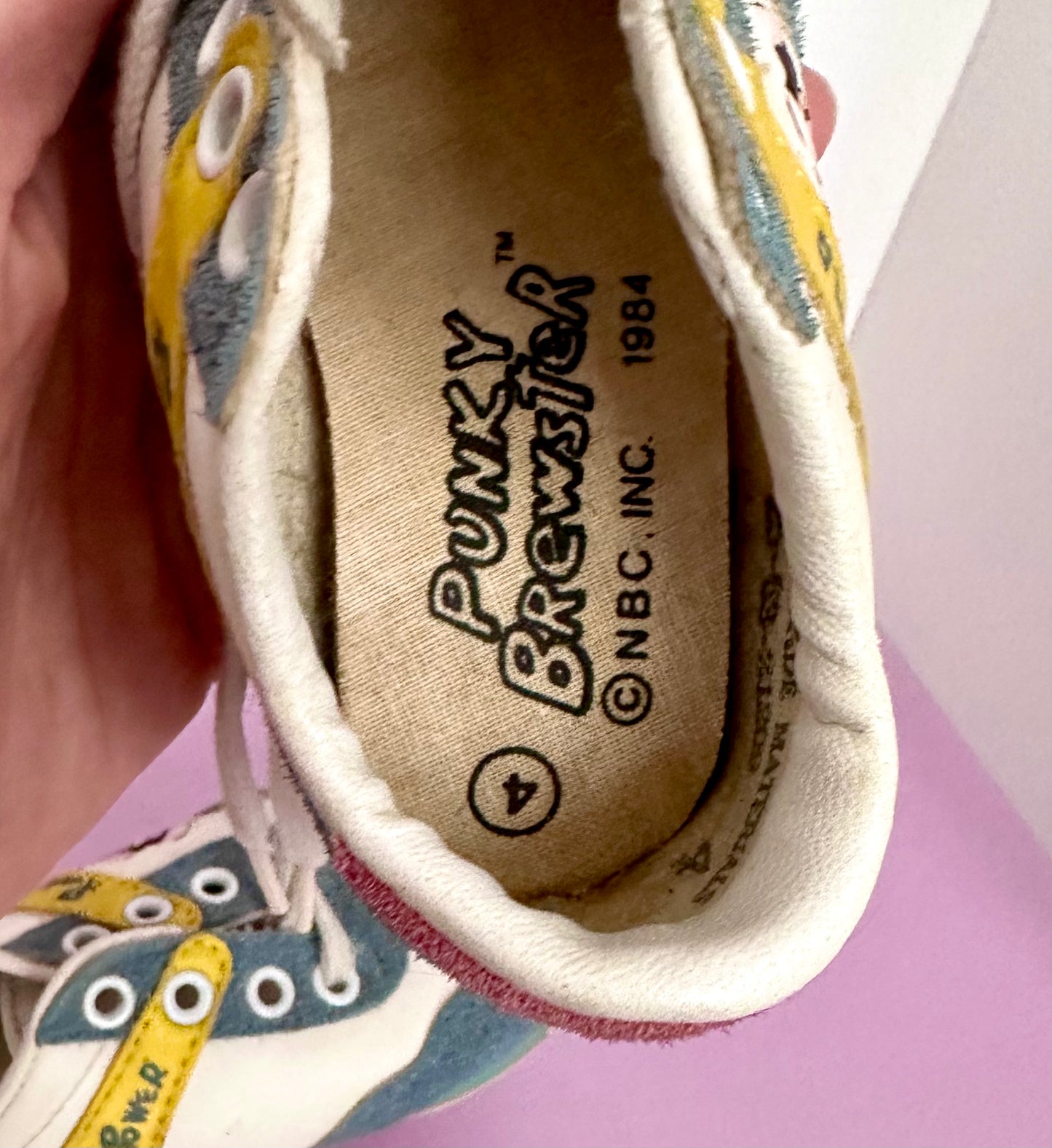 Vintage 1984 Punky Brewster Tennis Shoes