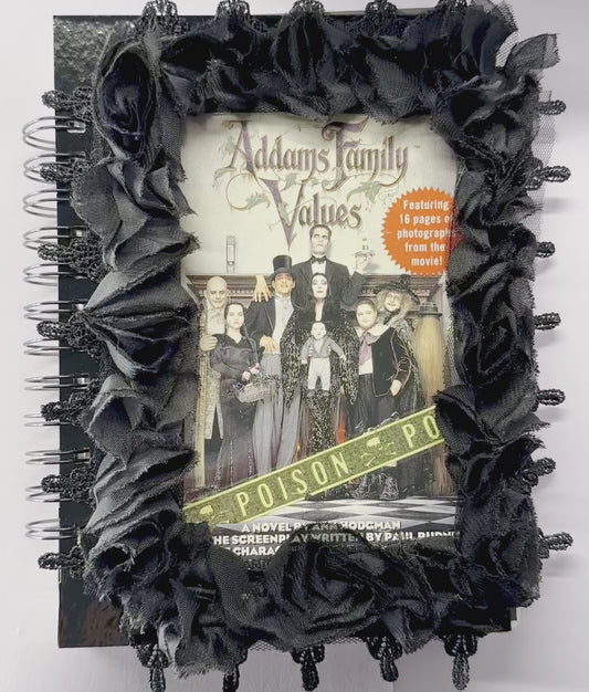 The Addams Family Sketchbook Junk Journal