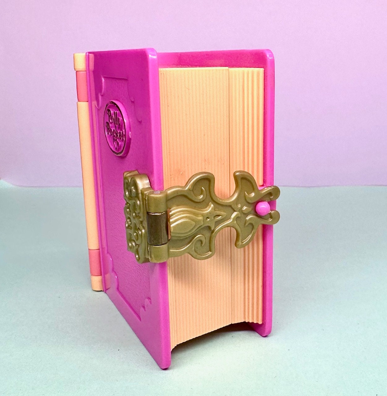 1995 Polly Pocket Glitter Island Tropical Paradise Enchanted Storybook 100% Complete