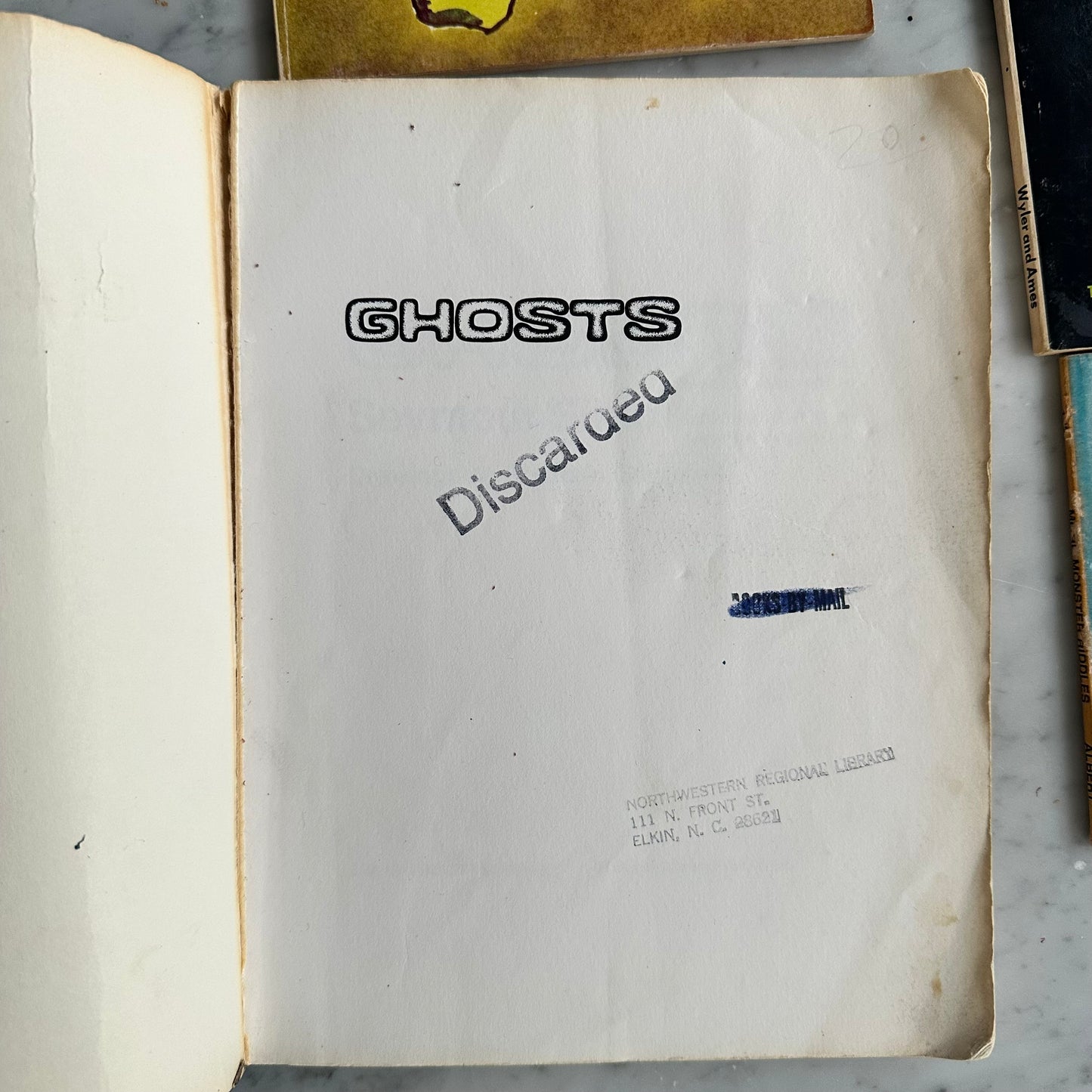 Vintage Monster and Ghost Book Lot