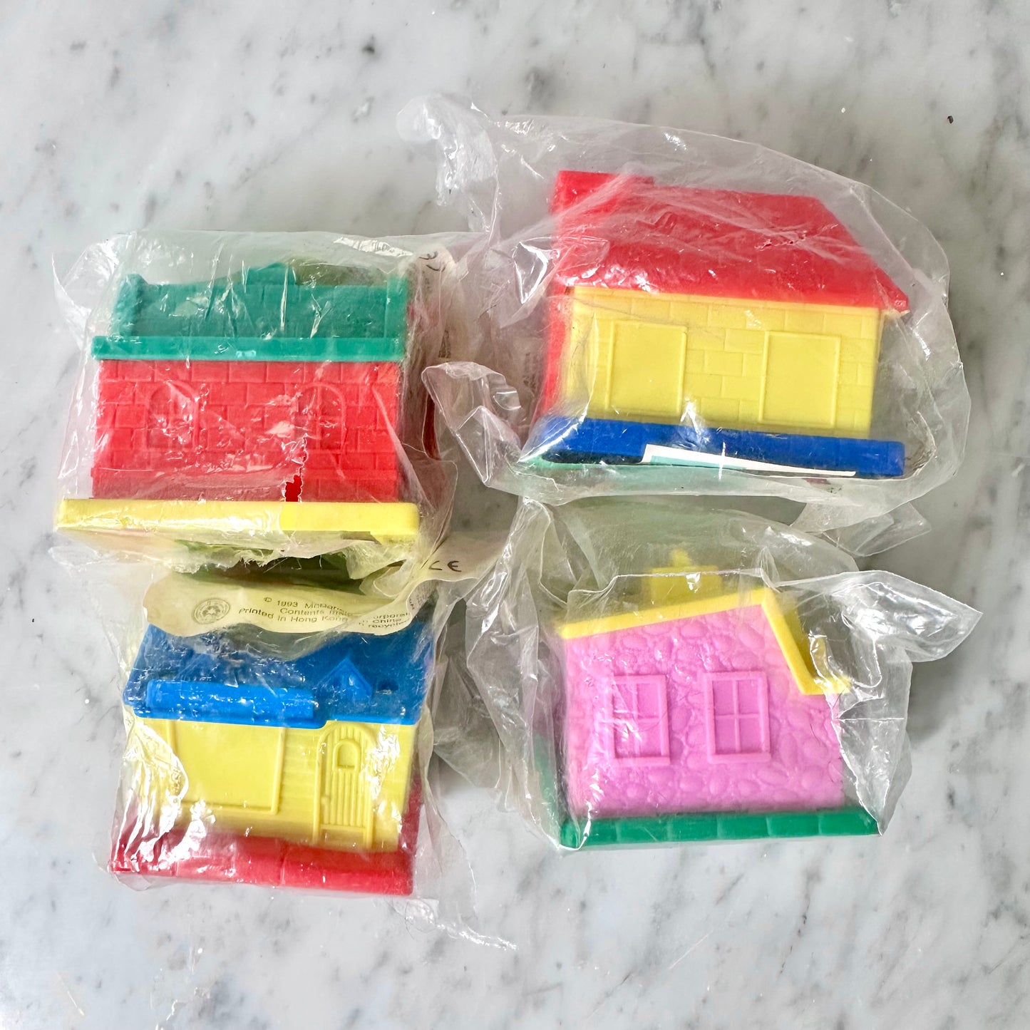 1993 McDonaldland Village Happy Meal Toy Set