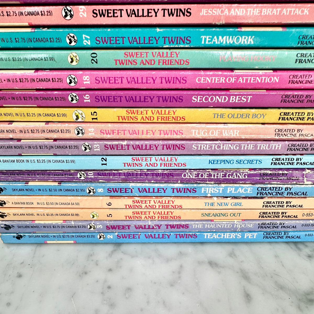 Vintage Sweet Valley Twins Book Lot