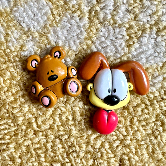 Vintage Pooky and Odie Clips