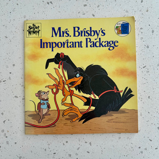 1982 The Secret of Nimh “Mrs Brisbys Important Package” Book