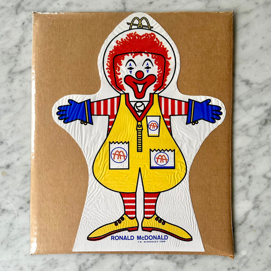 1960’s Ronald McDonald Hand Puppet