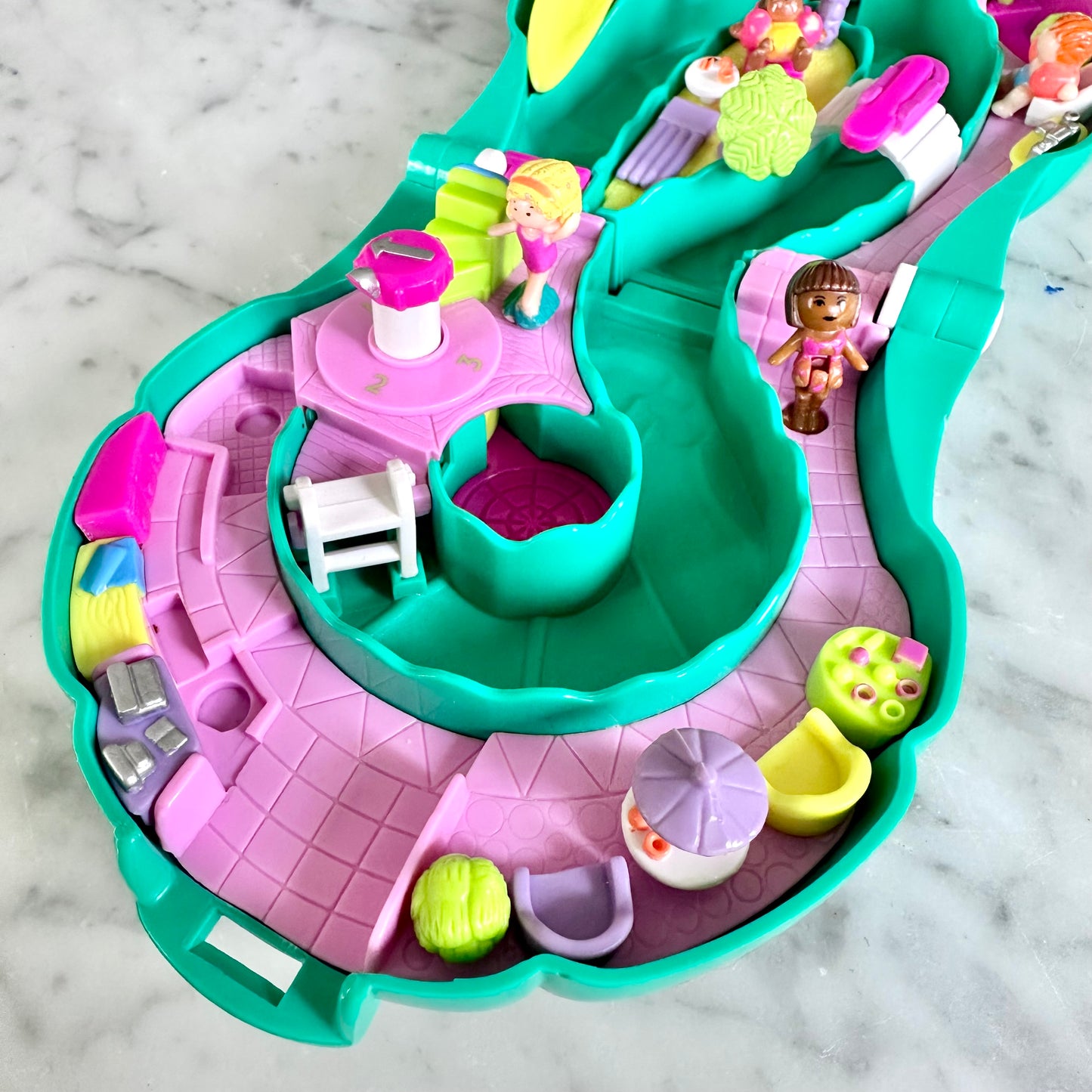 1995 Polly Pocket Splash n’ Slide Water Park