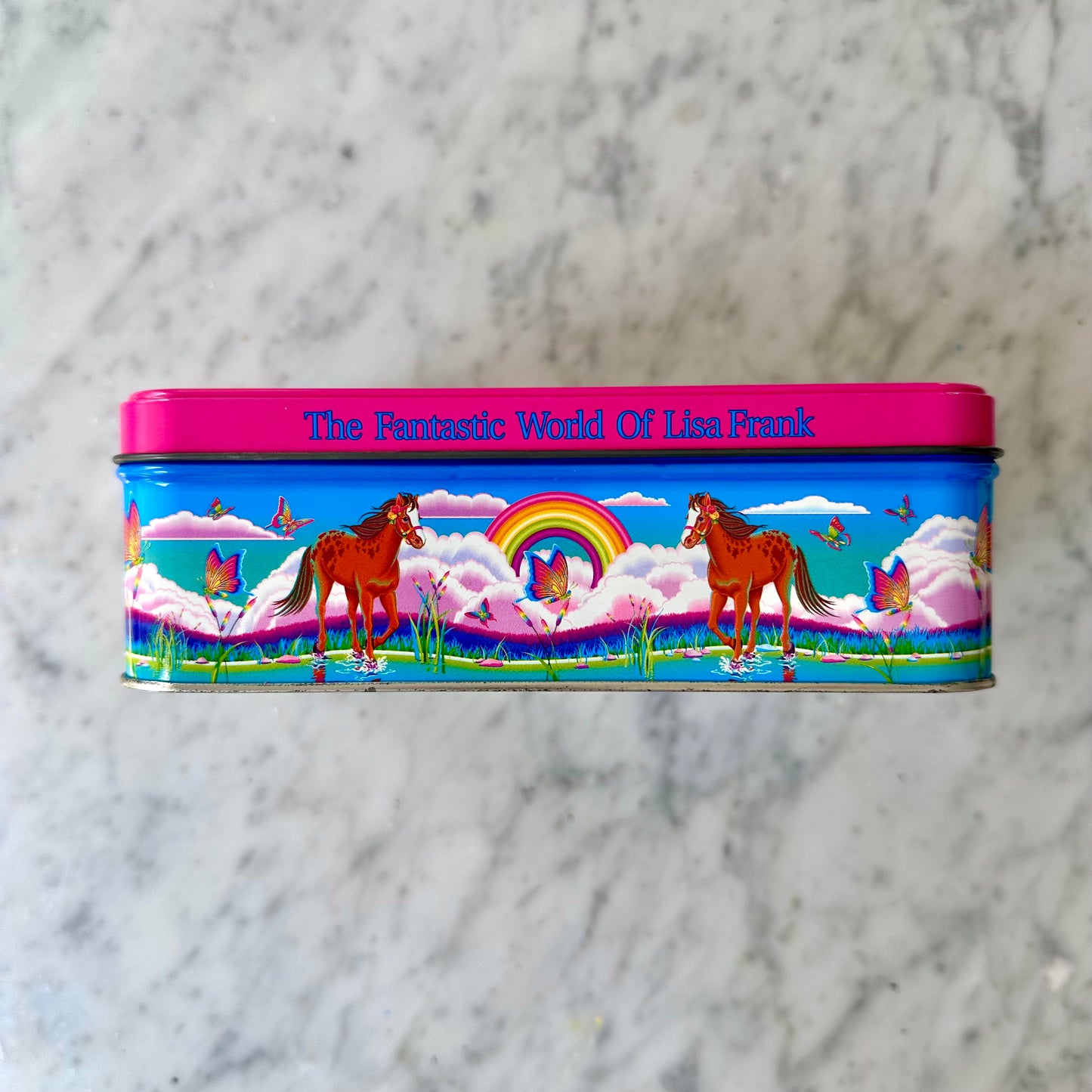 90’s Lisa Frank Rainbow Chaser Tin