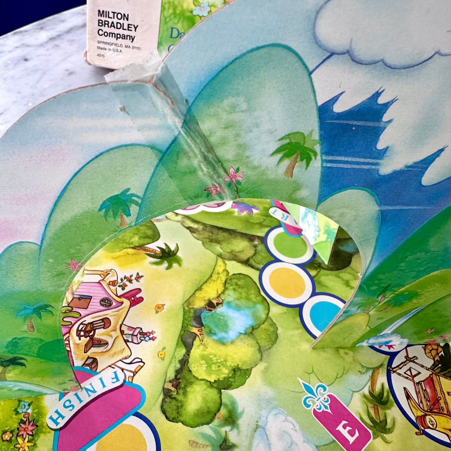 1985 Wuzzles Board Game Incomplete
