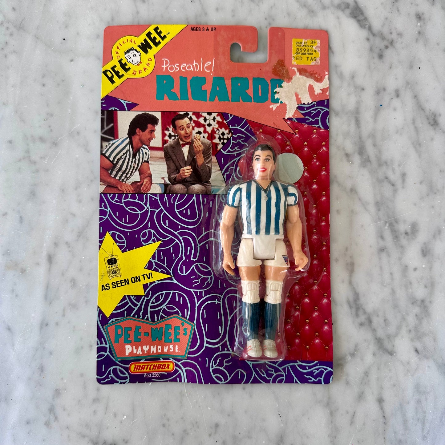 1988 Pee Wee’s Playhouse Ricardo Action Figure