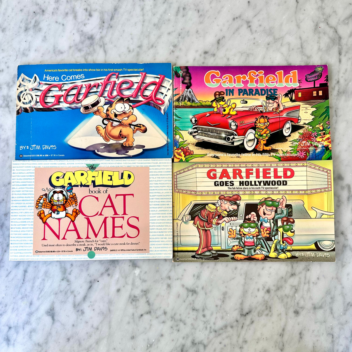 Vintage Garfield Book Lot