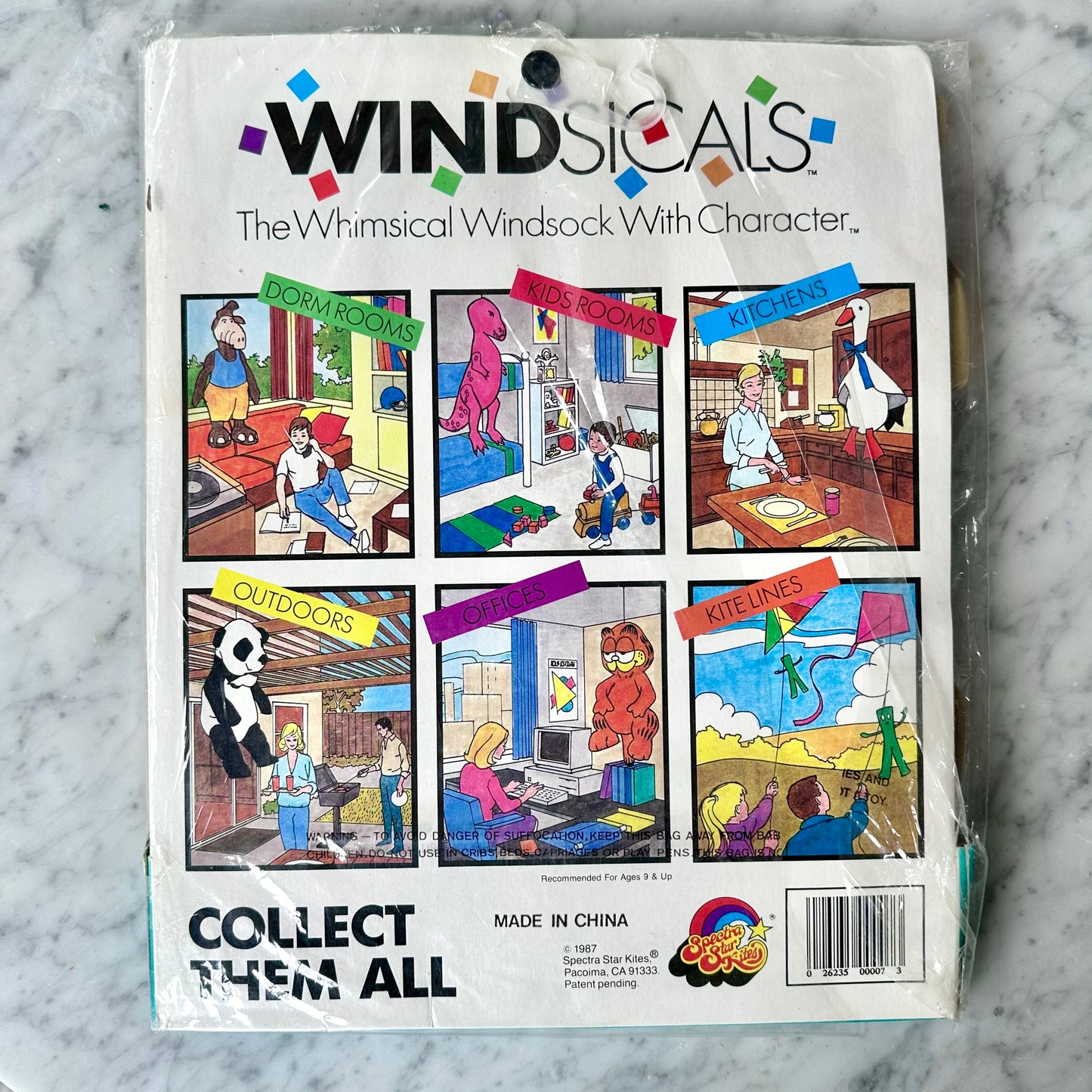 1987 ALF Windsicals Windsock