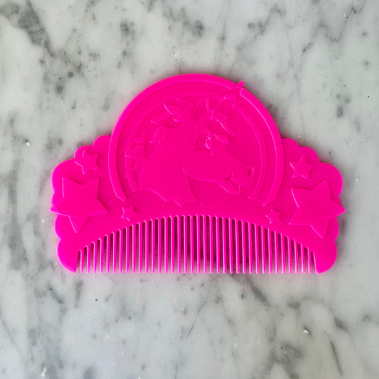 90’s Lisa Frank “Markie Unicorn” Comb