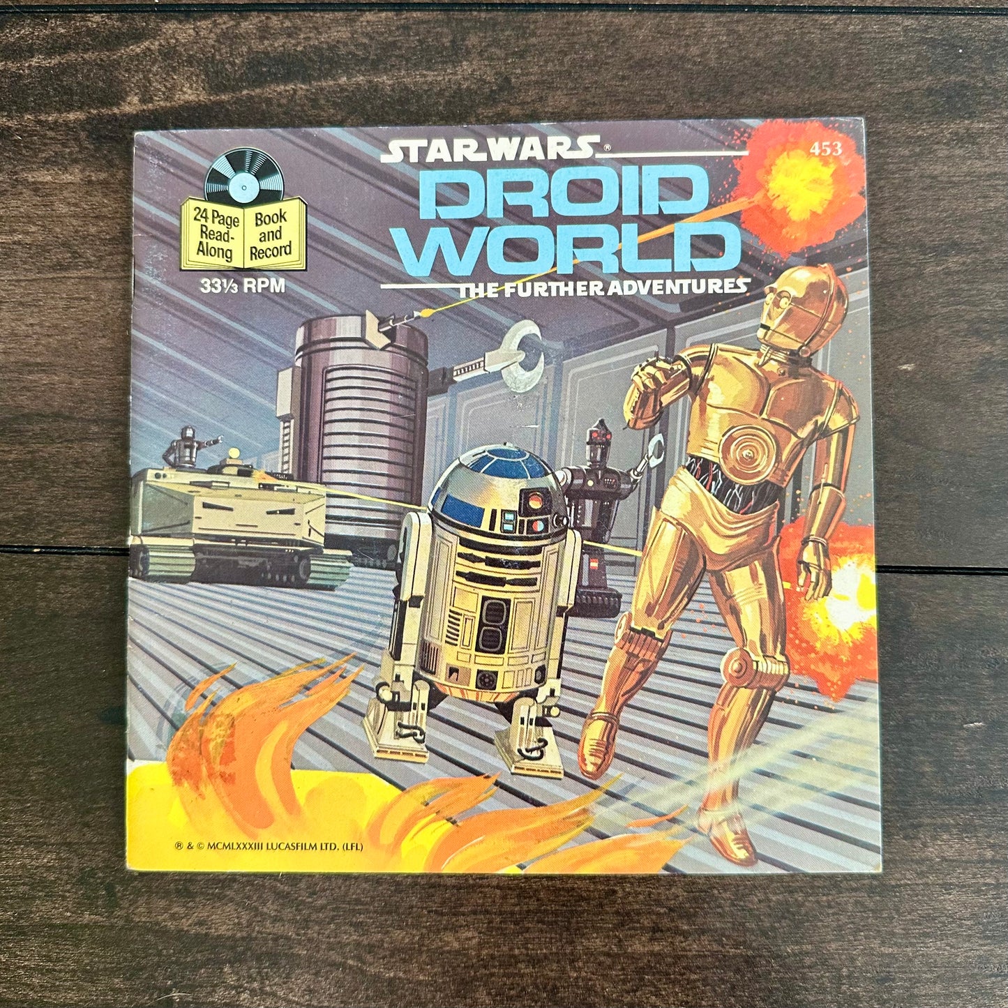 1983 Star Wars Droid World “The Future Adventures” Book