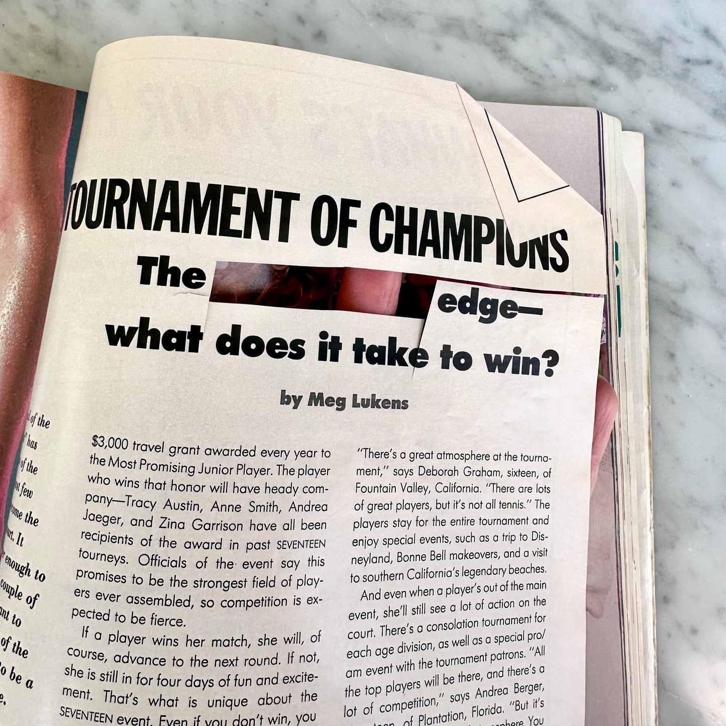 April 1987 Seventeen Magazine