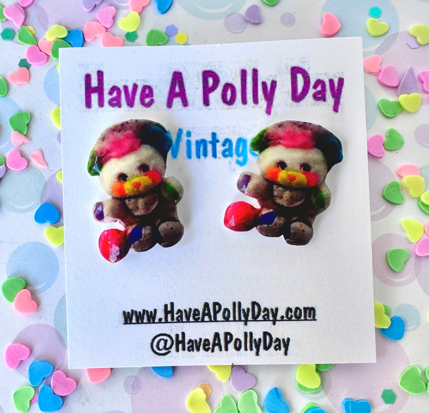 Popples Stud Earrings