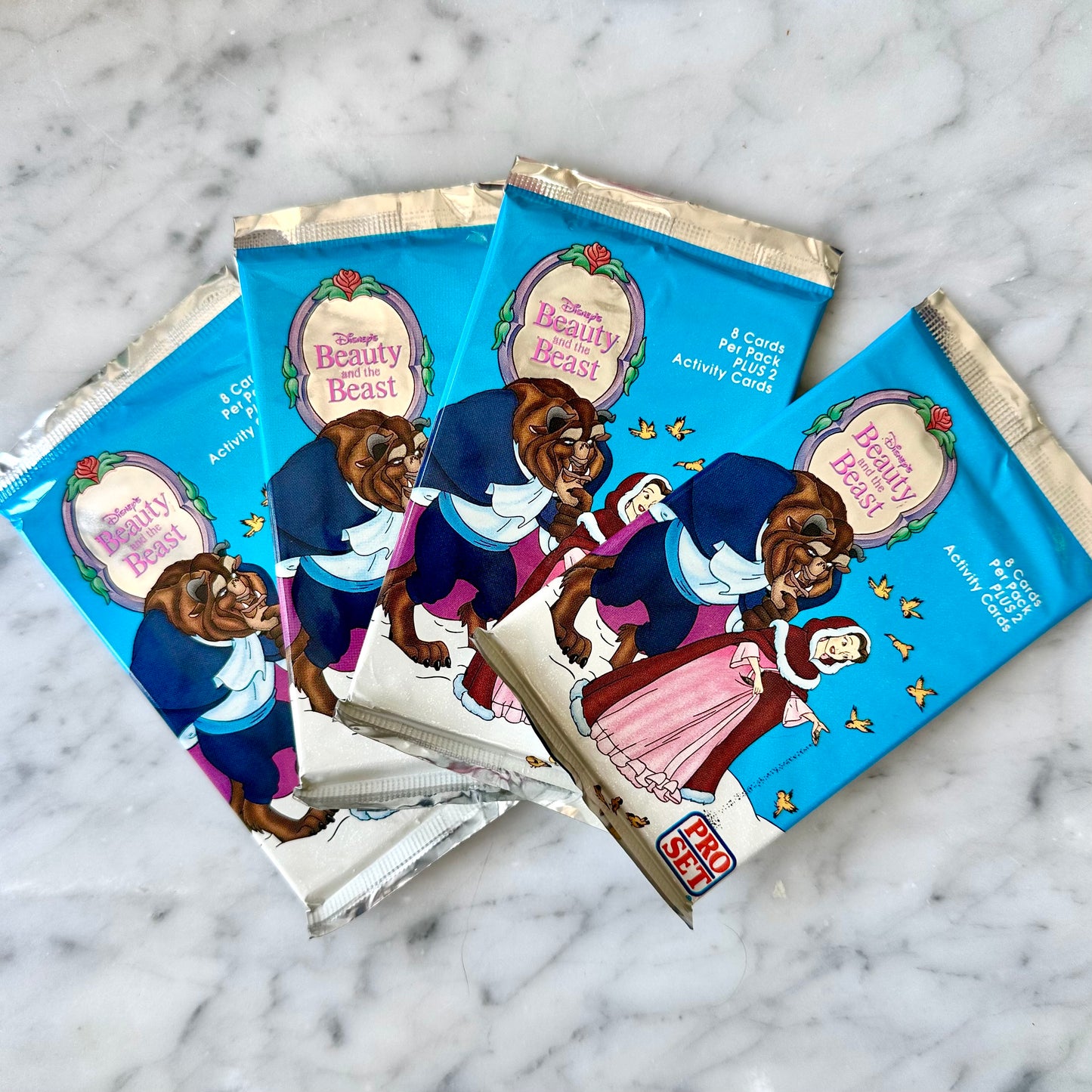 1992 Disney’s Beauty and the Beast Trading Card Pack