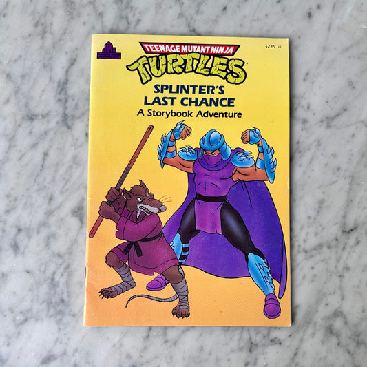 1990 TMNT “Splinter’s Last Chance” Book