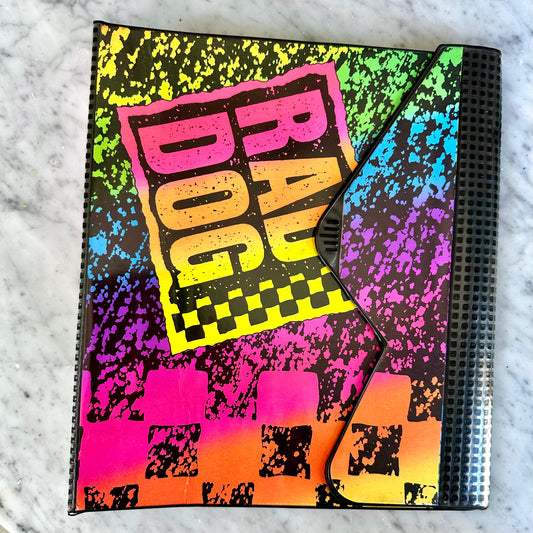 1989 Mead Rad Dog Trapper Keeper NEW